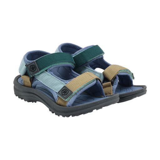Color Kids Colour Block Sandals w/Velcro Strap, Color: Coronet Blue, Size: 29