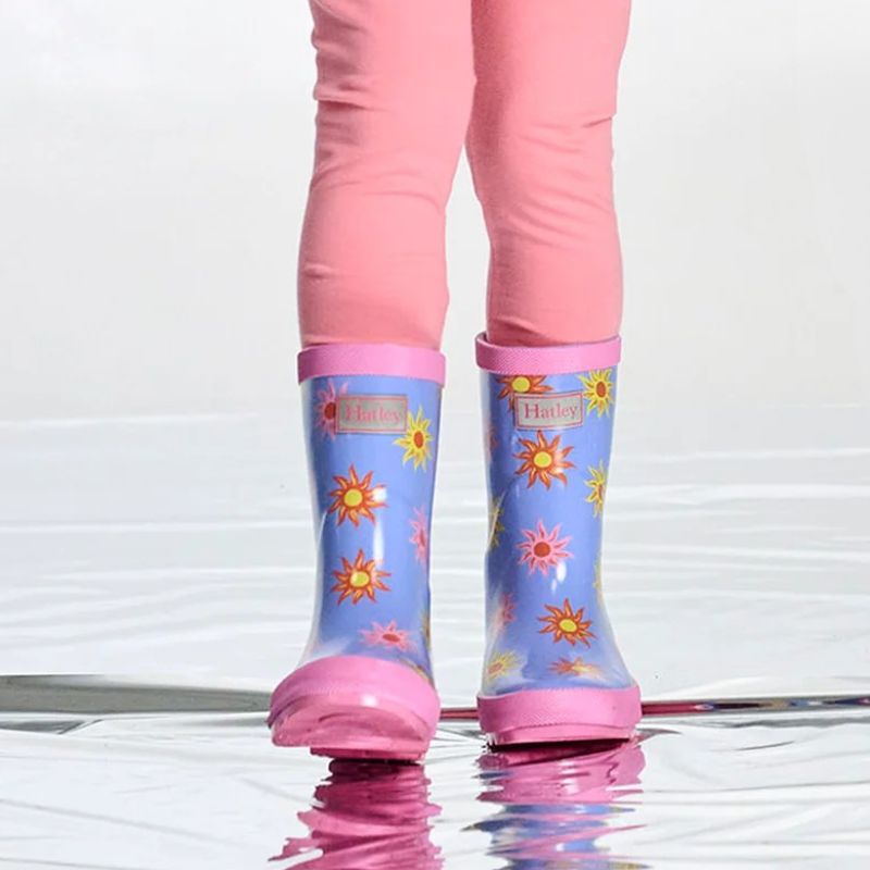 Hatley Shiny Rain Boot Faded Suns