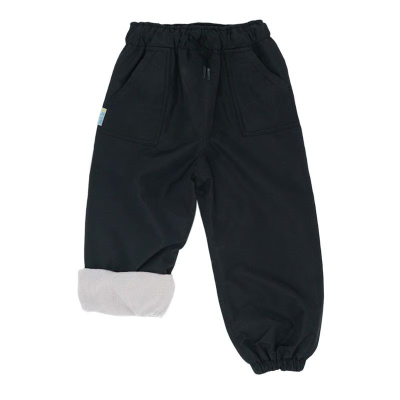 Jan &amp; Jul Fleece Lined Rain Pants Black