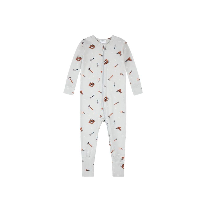 Petit Lem Convertible Sleeper Knit AOP Tools Light Grey