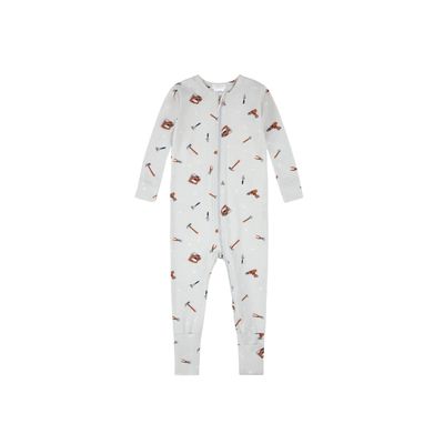 Petit Lem Convertible Sleeper Knit AOP Tools Light Grey