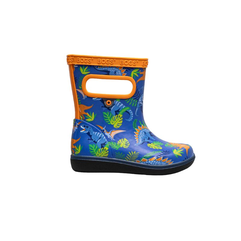Bogs Skipper ll, Color: Dinosaur Jungle Blue Multi, Size: 4