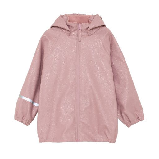 Celavi Kids Rain Jacket, Color: AOP Nostalgia Rose, Size: 3/4y