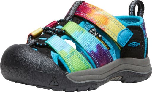 Keen Newport Sandal H2, Color: Rainbow Tie Dye, Size: 5