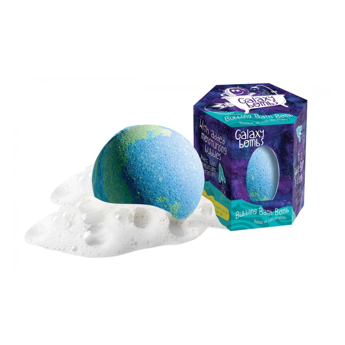 Loot Bubbling Galaxy Bomb Earth Blue/Green