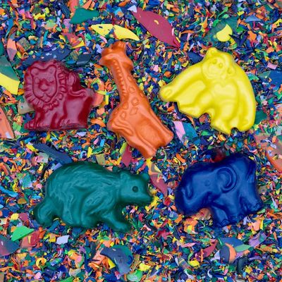 Crazy Crayons Set Solid Zoo