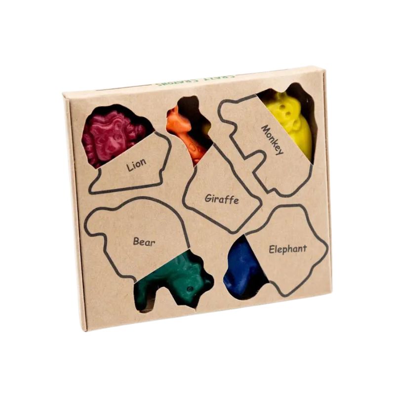 Crazy Crayons Set Solid Zoo