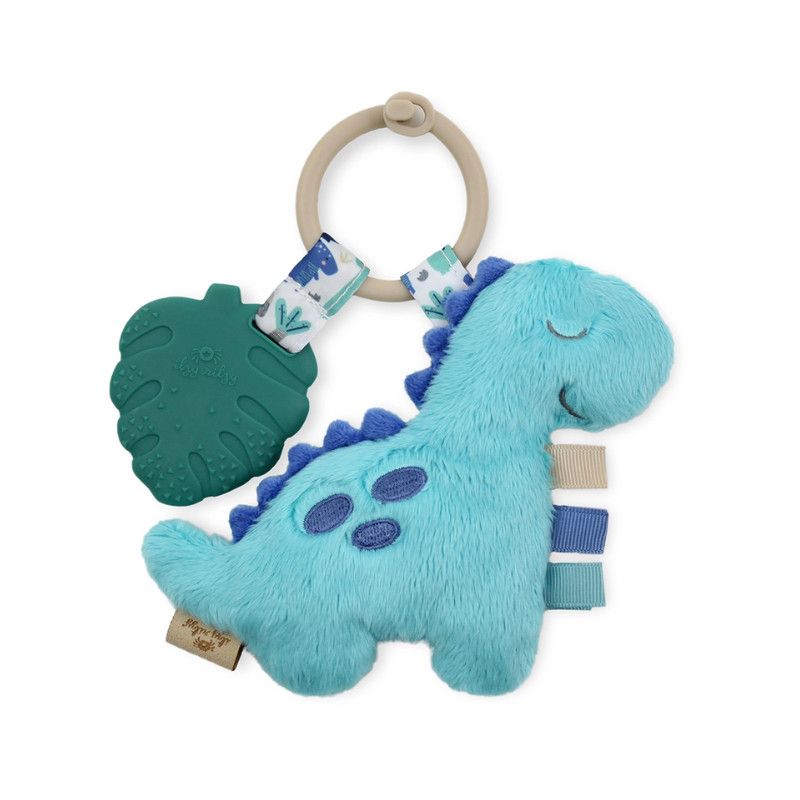 Itzy Ritzy Pal Plush Teether Dino 0M+