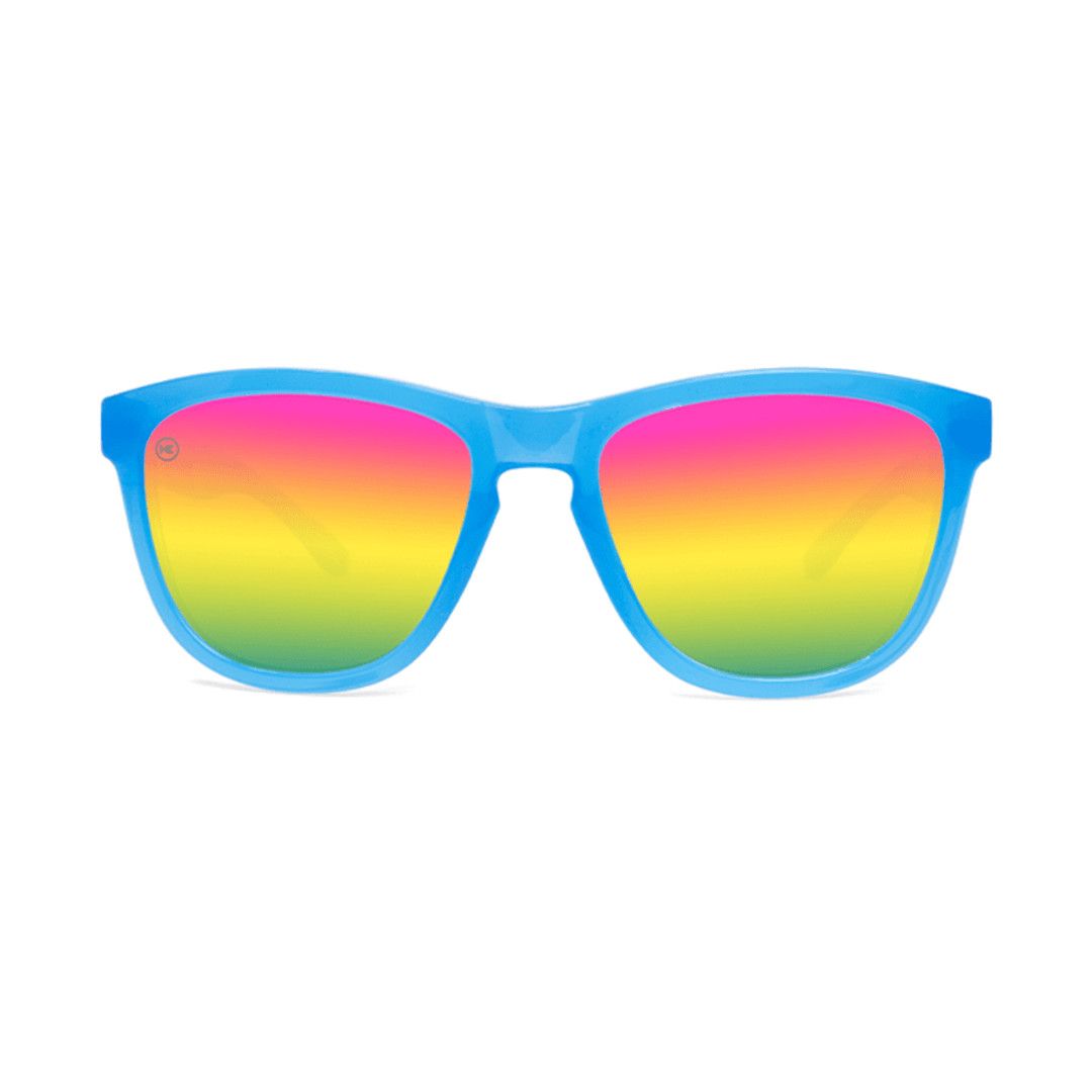 Knockaround Polarized Sunglasses Rainbow Blues 2-10Y
