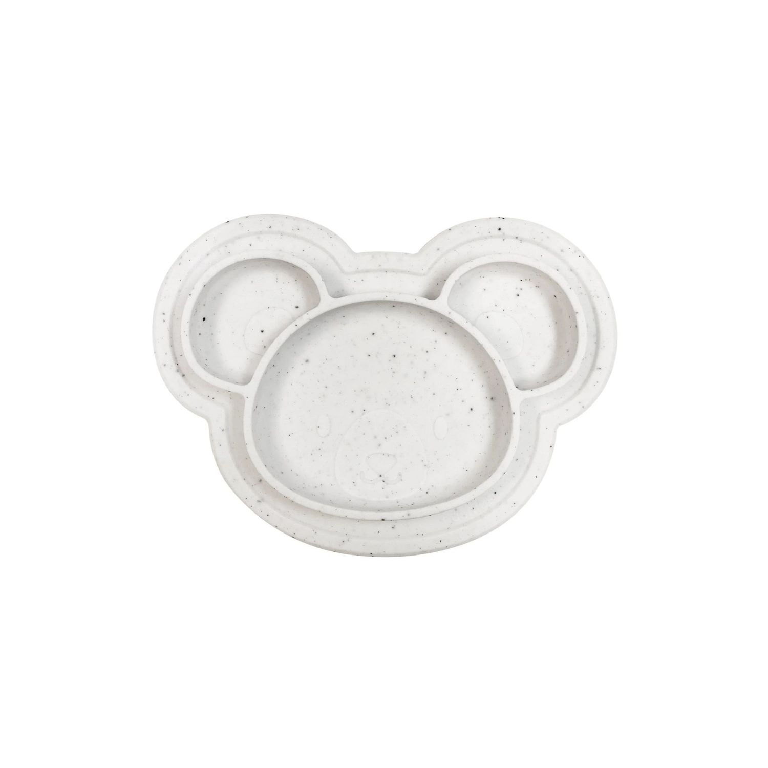 Kushies Bear Siliplate Daydream Grey