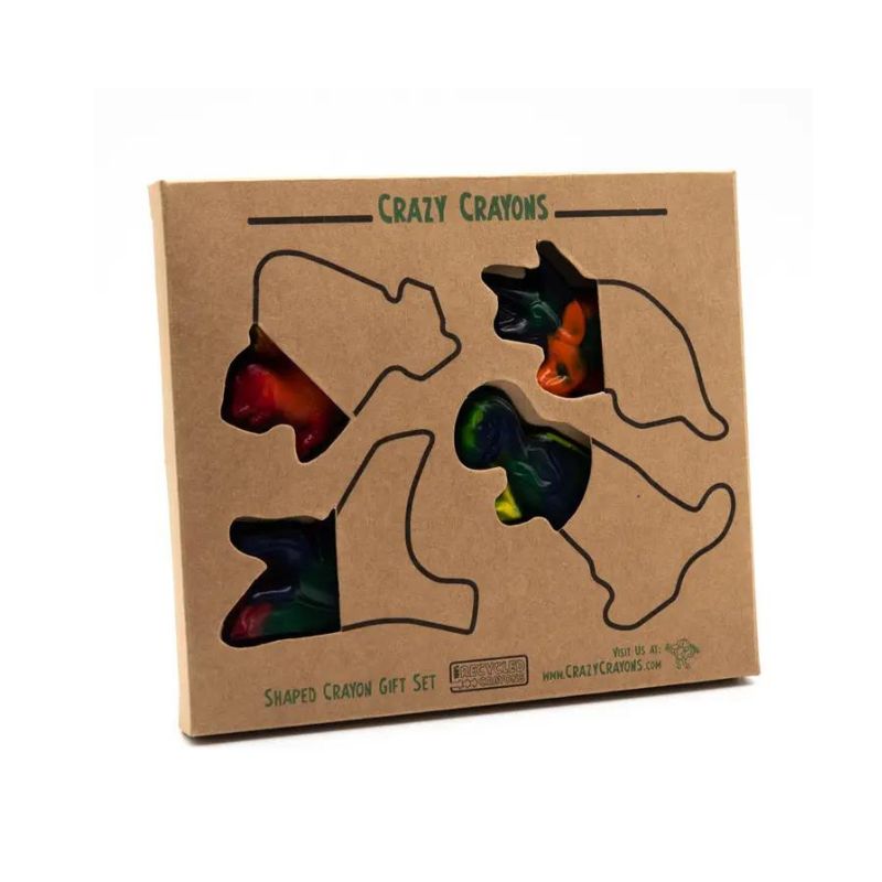 Crazy Crayons Set Solid Dino