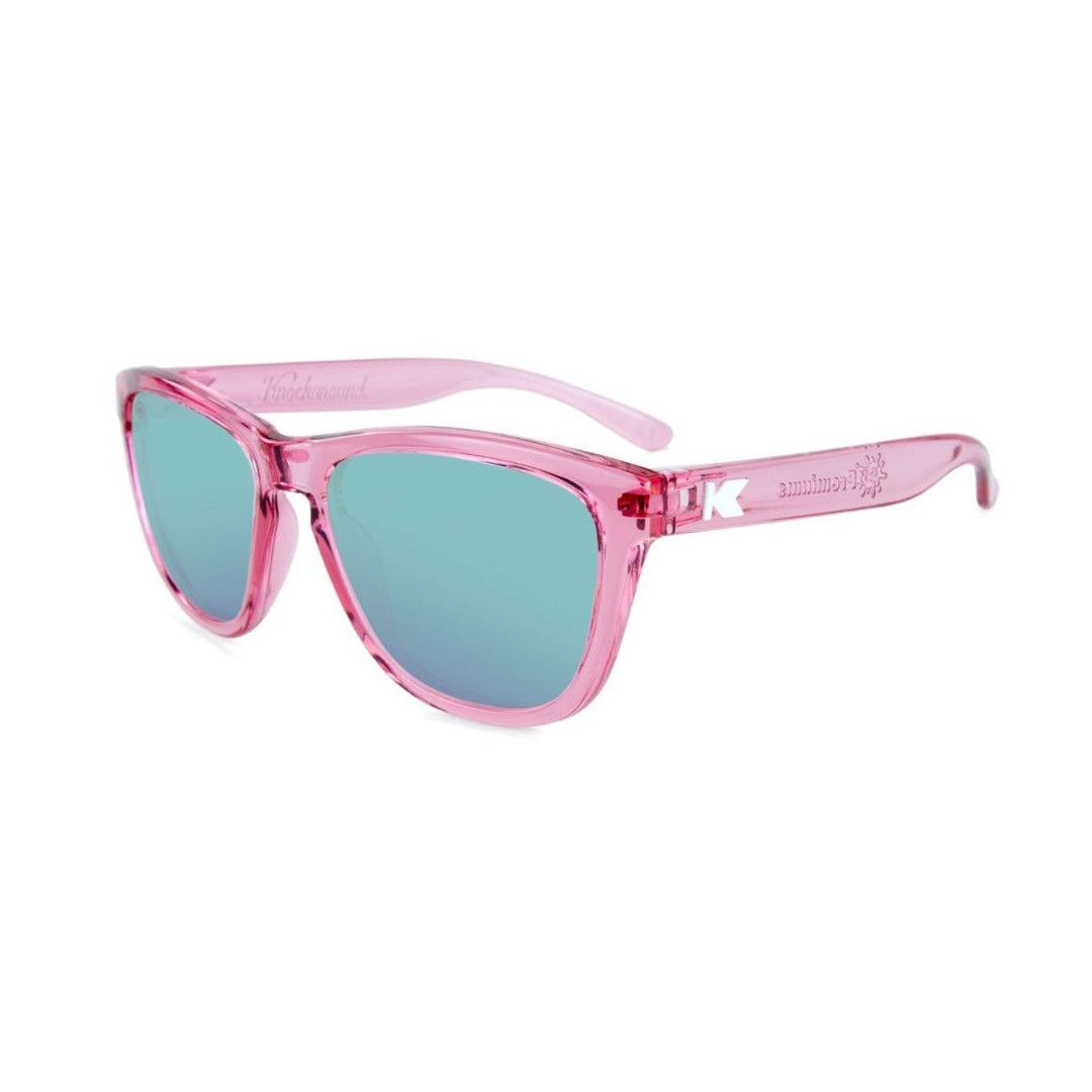 Knockaround Polarized Sunglasses Glossy Pink/Aqua 2-10Y