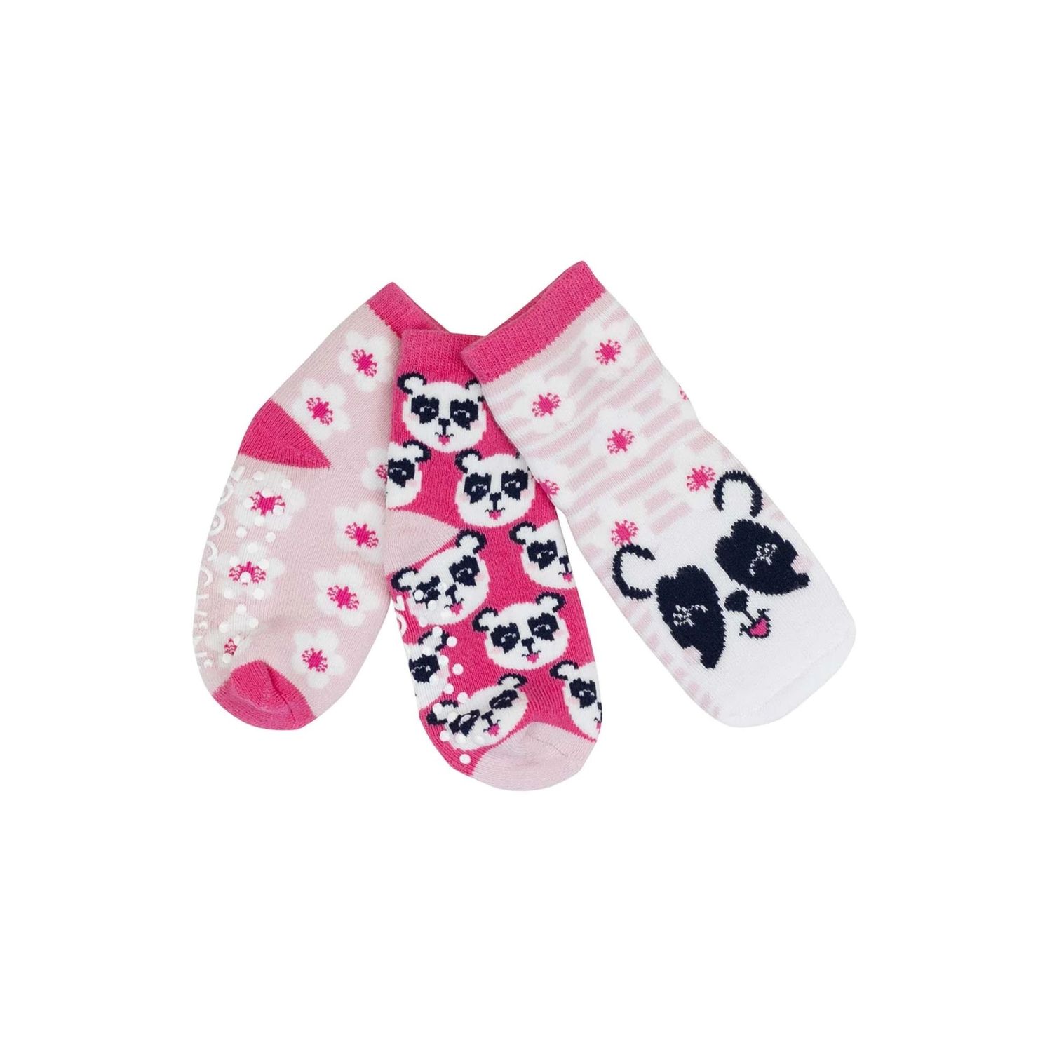 Zoocchini 3pk Socks Pippa the Panda 0-24M