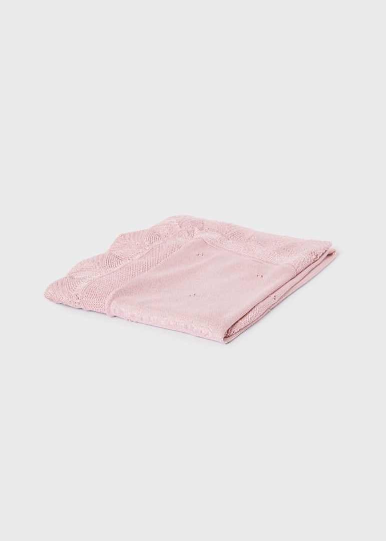Mayoral 9240 Knit Shawl Rose