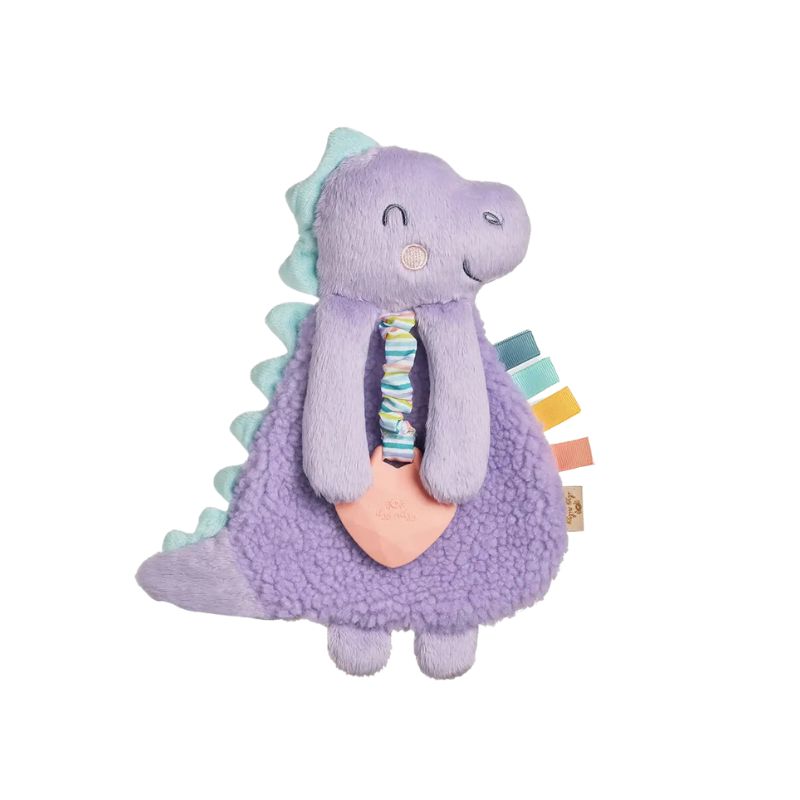 Itzy Ritzy Pal Plush/Silicone Teether Dino - Dempsey