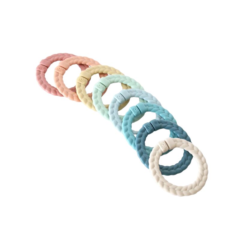 Itzy Ritzy Itzy Bitzy Linking Ring Set Rainbow