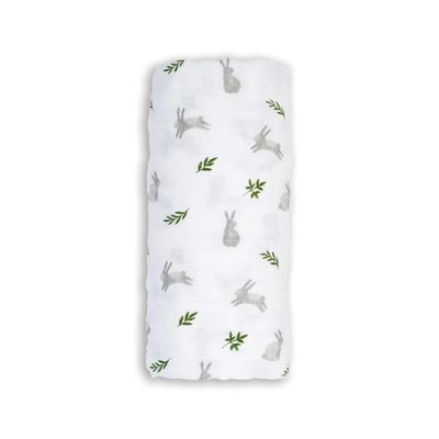 Lulujo Muslin Swaddle Bunnies 40" x 40"