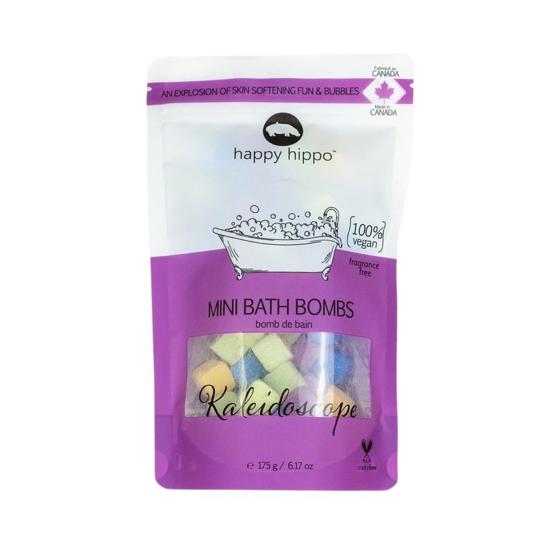 Happy Hippo Kaleidoscope Mini Bubble Bombs - Unscented
