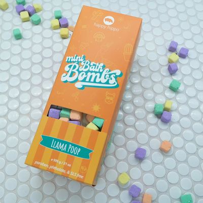 Happy Hippo Llama Poop Mini Bubble Bombs 595g