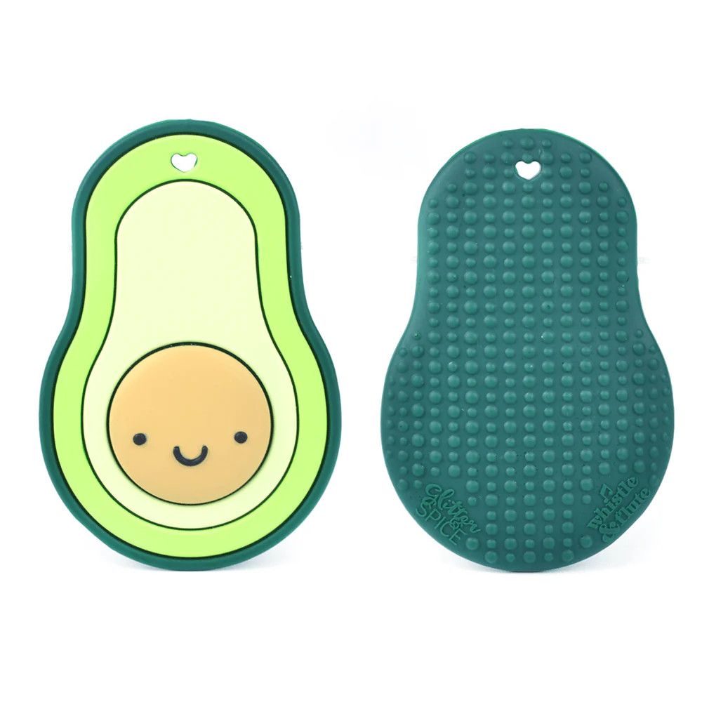 Glitter &amp; Spice Teether Avocado
