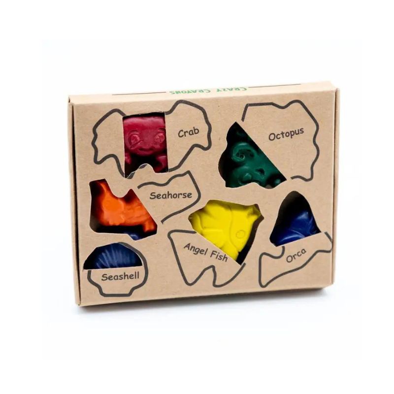 Crazy Crayons Set Solid Ocean