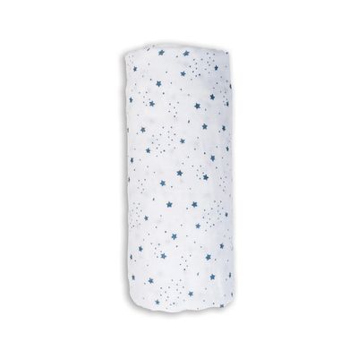 Lulujo Muslin Swaddle Stars 40" x 40