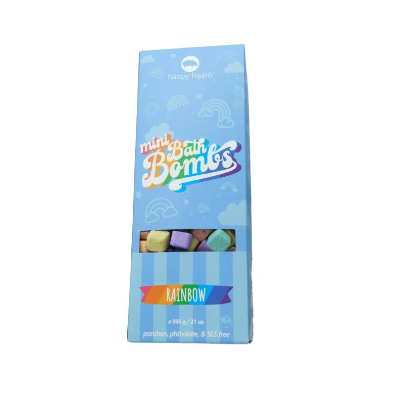 Happy Hippo Rainbow Mini Bubble Bombs 595g