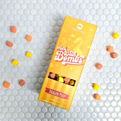 Happy Hippo Dragon Poop Mini Bubble Bombs 595g