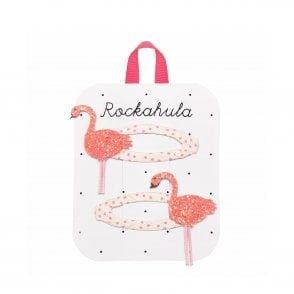 Rockahula Hair Clips Florence Flamingo