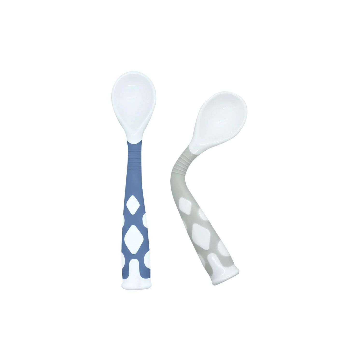 Kushies Silibend Spoon 2pk Mineral Blue/Day Dream