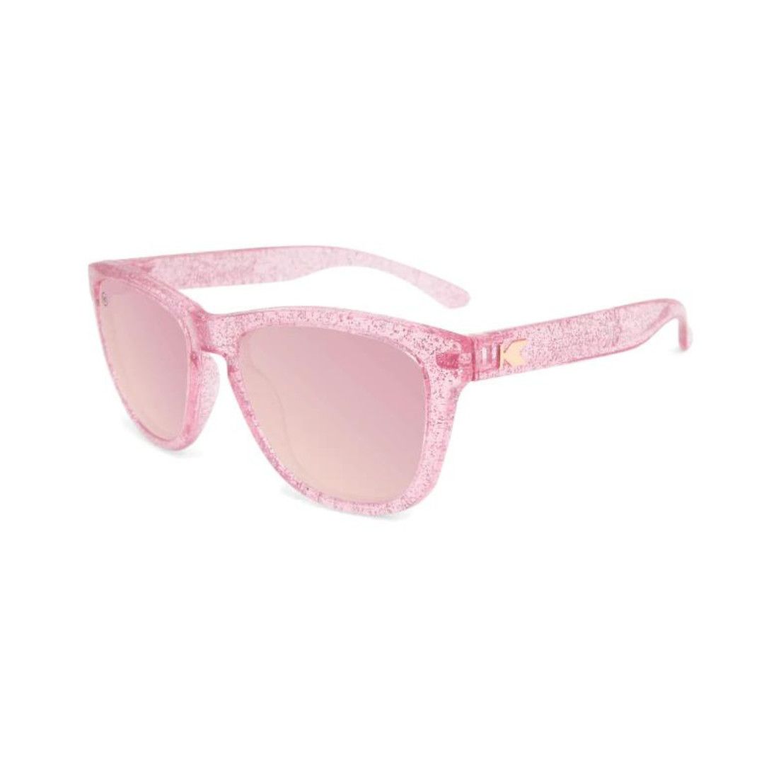Knockaround Polarized Sunglasses Pink Sparkle 2-10Y