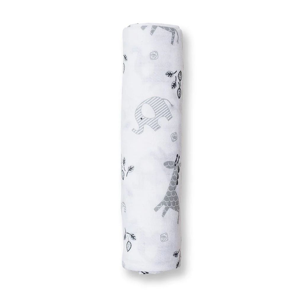 Lulujo Muslin Swaddle Cotton Afrique 47" x 47"