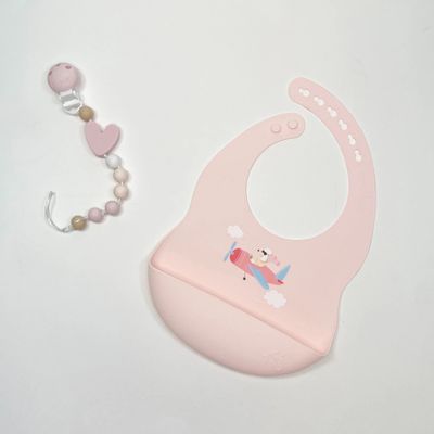 Kushies Silibib Skye Pink 6M+