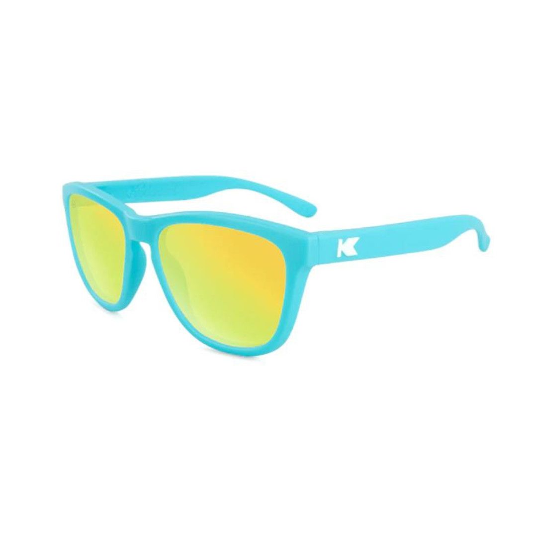 Knockaround Polarized Sunglasses Matte Blue/Yellow 3-10Y