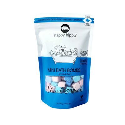 Happy Hippo Shark Attack Mini Bubble Bombs