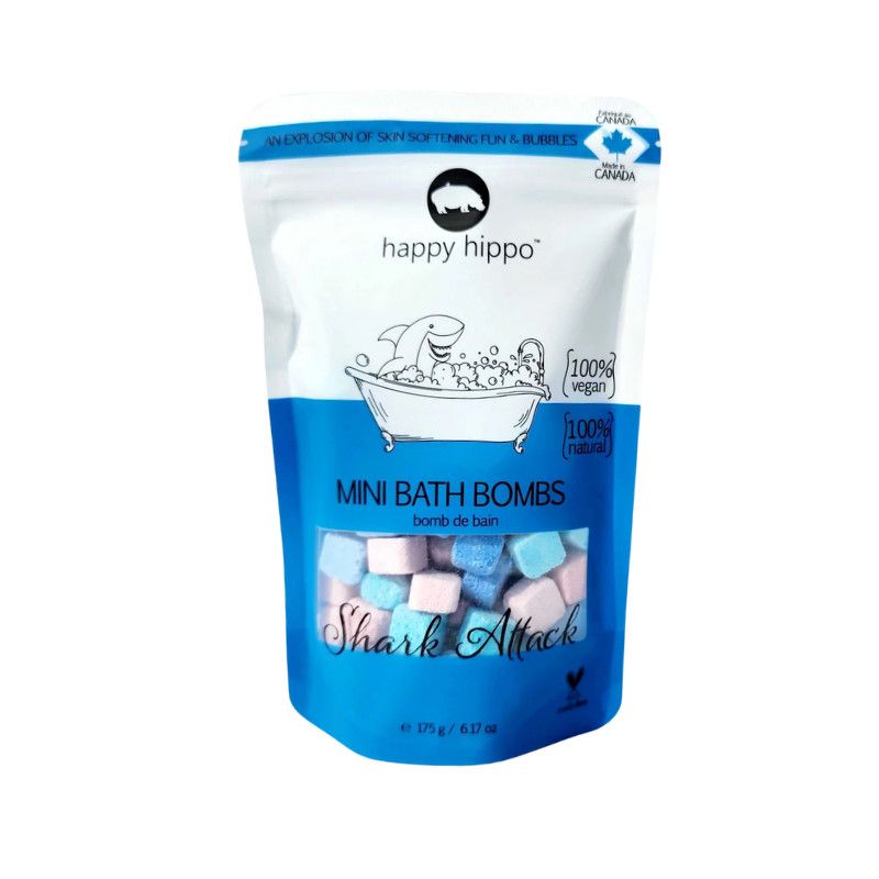 Happy Hippo Shark Attack Mini Bubble Bombs