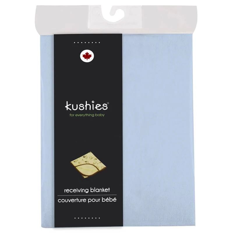 Kushies Receiving Blanket Blue