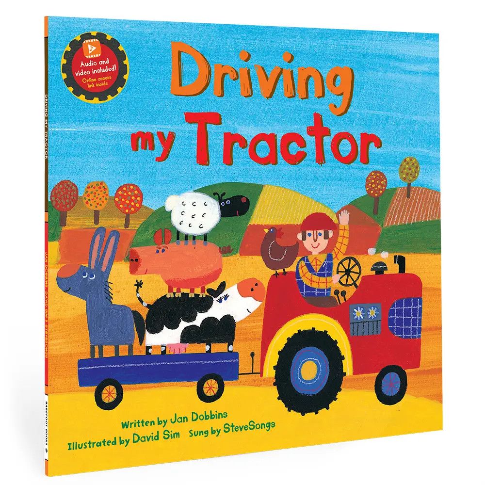 Books Driving My Tractor Paperback with Audio &amp; Video