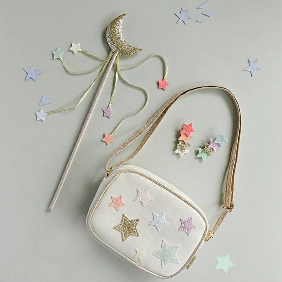 Rockahula Hair Clips Rainbow Shimmer Star