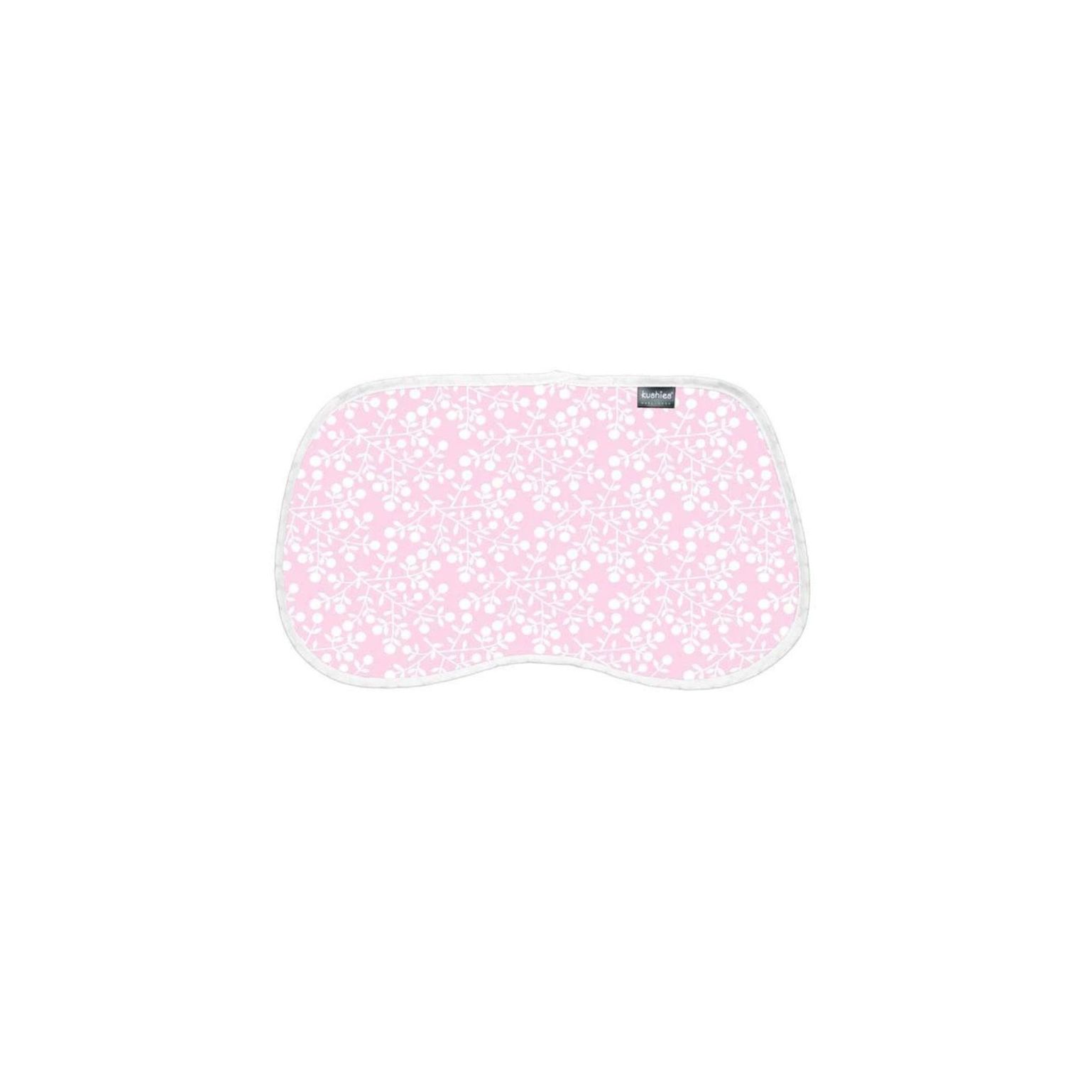 Kushies Burp Pads 2pk Pink Berries/White