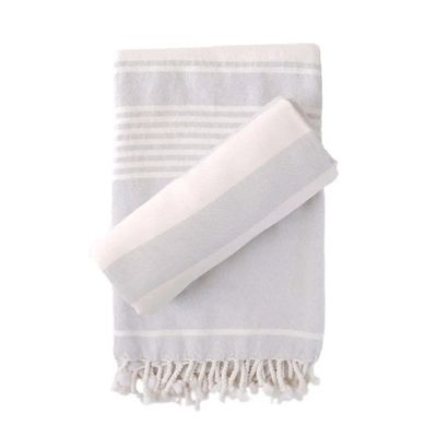 Sende Pestemal Blanket Mist 67.5” x 39”