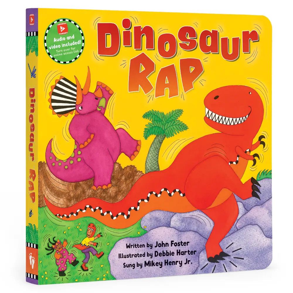 Books Dinosaur Rap Paperback with Audio &amp; Video