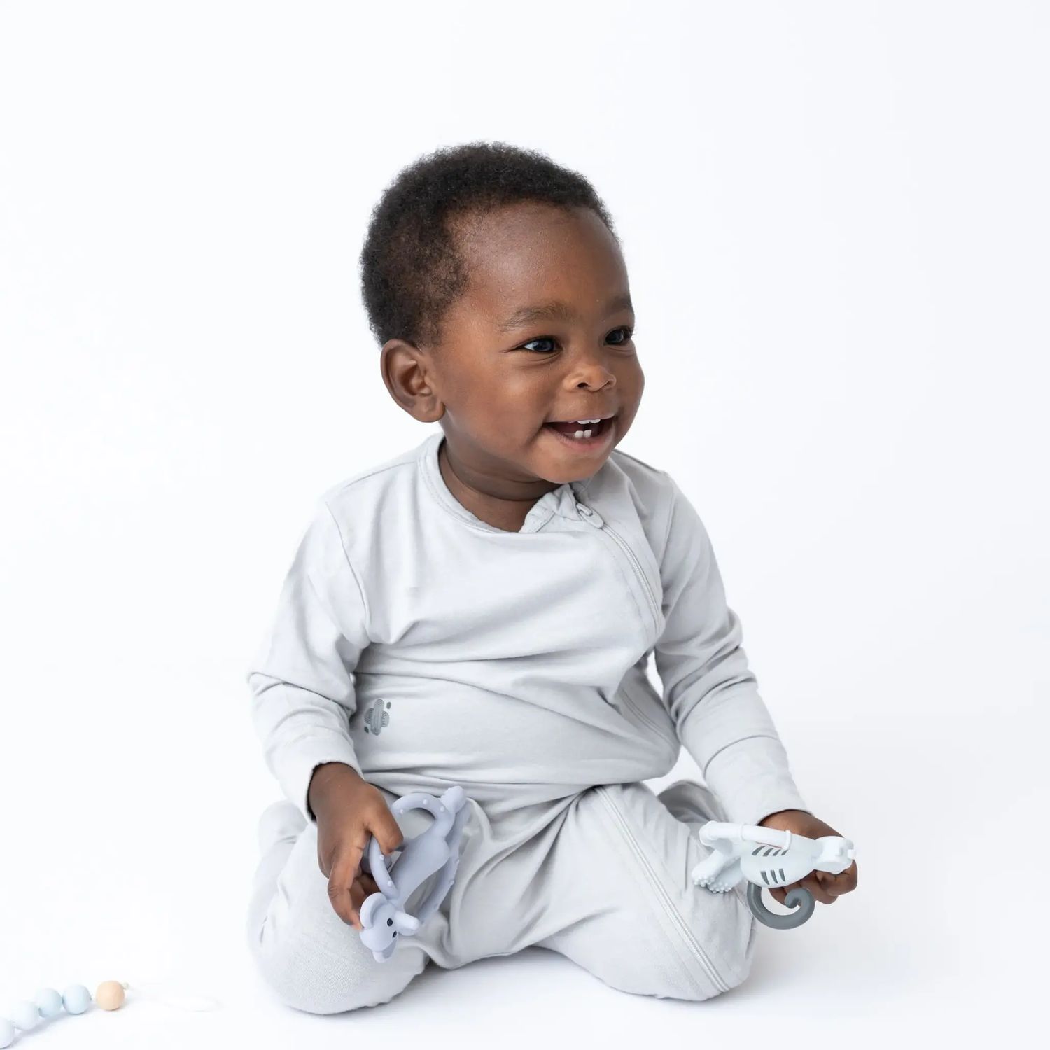 Kushies Silisafari Silicone Teether Elephant