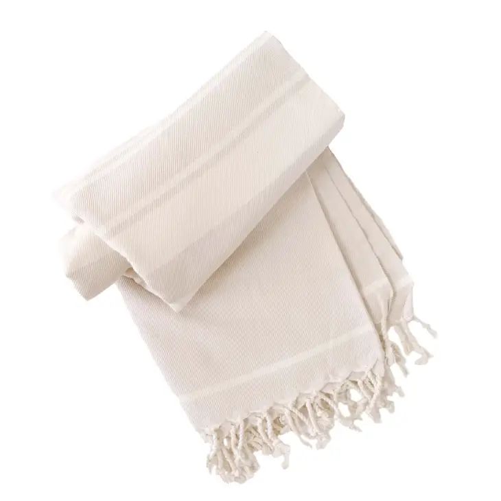 Sende Pestemal Blanket Sand 67.5” x 39”