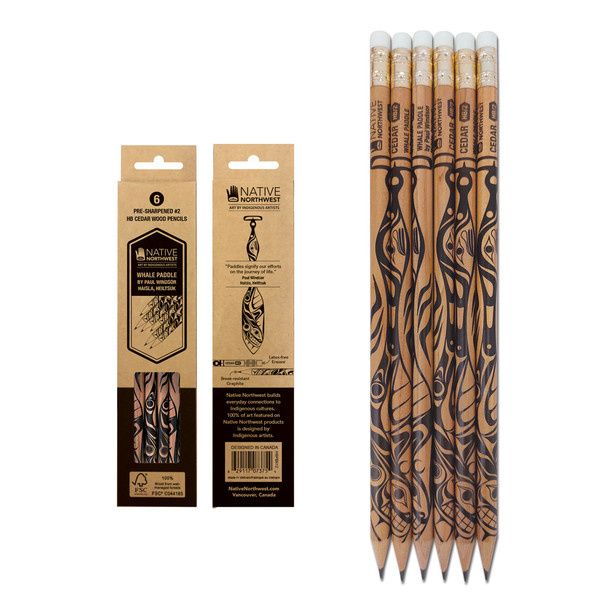 Native Northwest HB Pencils Whale