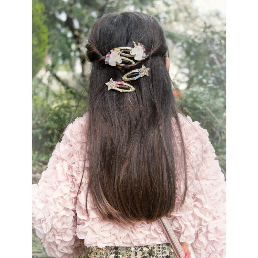 Rockahula Hair Clips Rainbow Unicorn