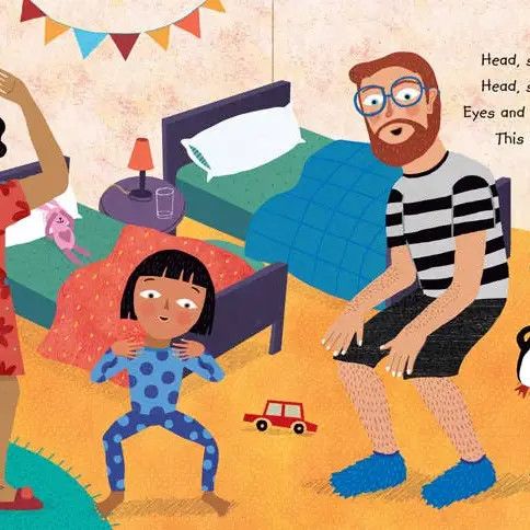 Books Head, Shoulders, Knees and Toes Hardcover with CD