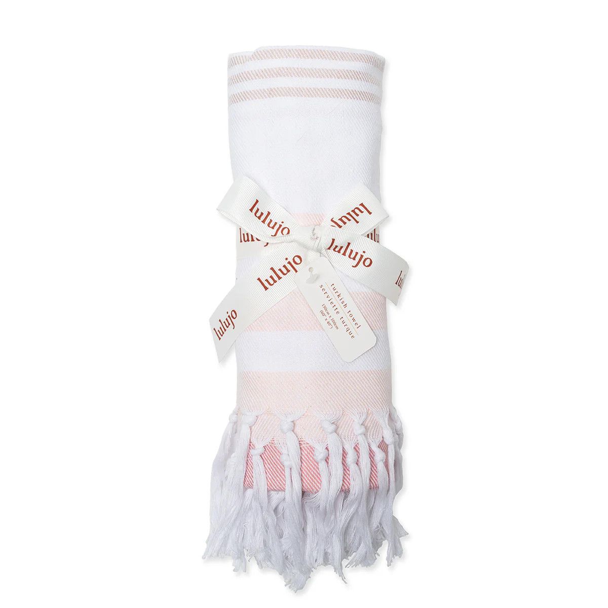 Lulujo Turkish Towel Tanned Pink