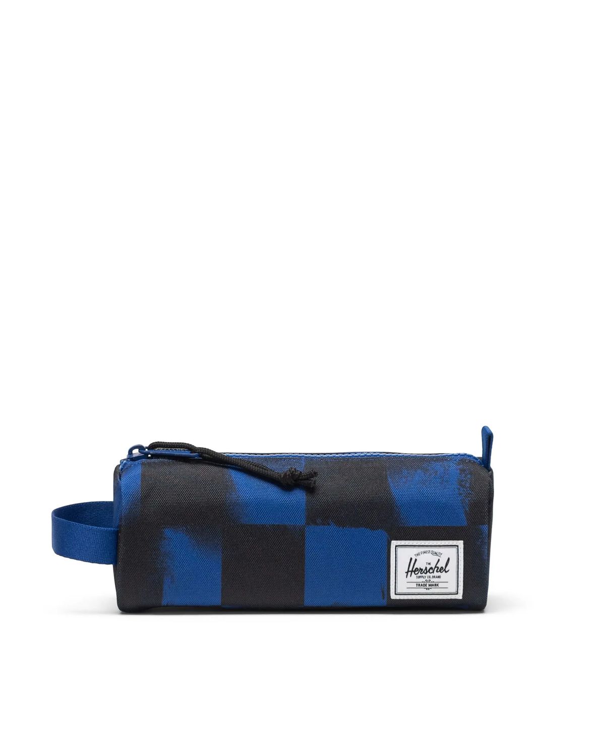 Herschel Settlement Pencil Case Stencil Checker Sodalite Blue