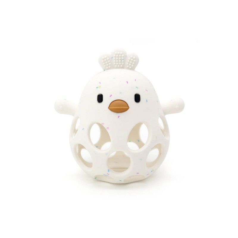 Peaks &amp; Valleys Baby Clucky Chew Buddy Snow